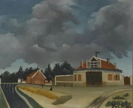 Stolenas Fabrik - Henri Rousseau