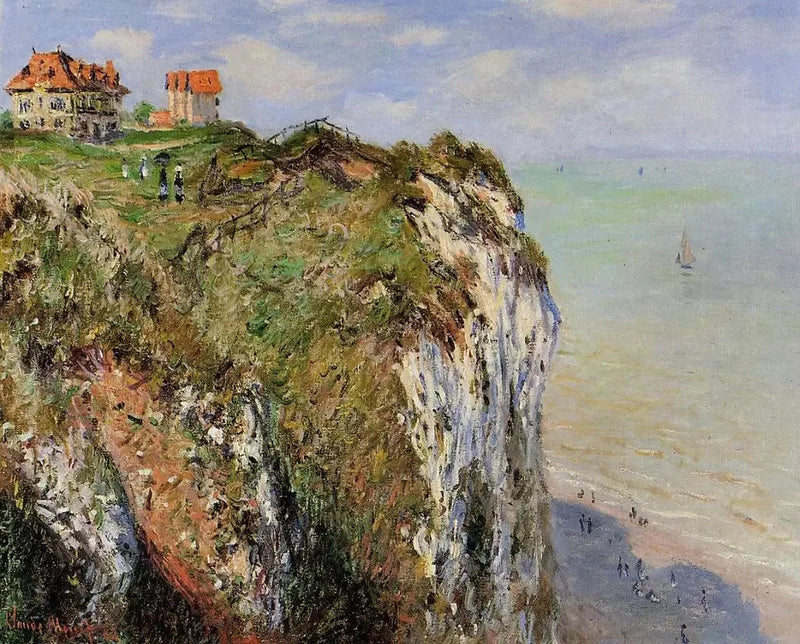 Klippan i Dieppe - Claude Monet
