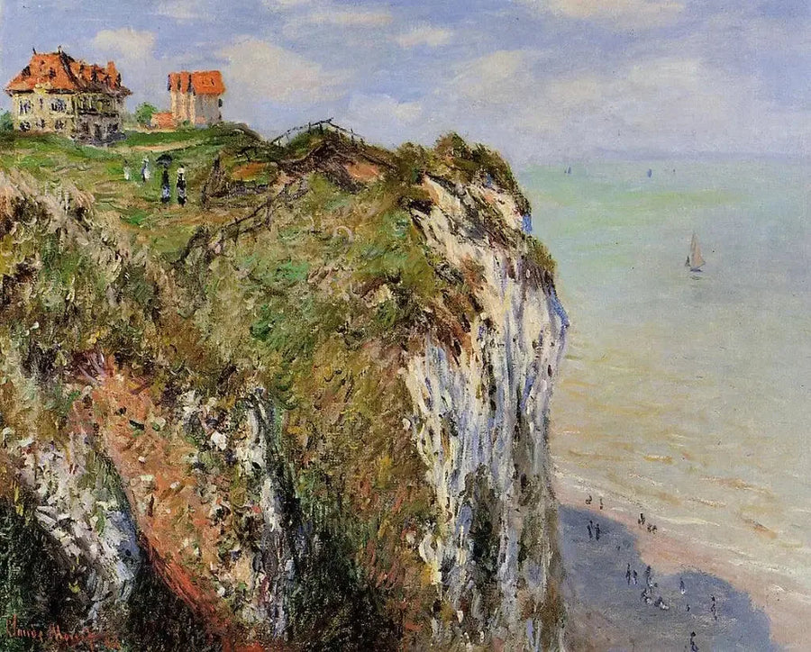 Klippan i Dieppe - Claude Monet