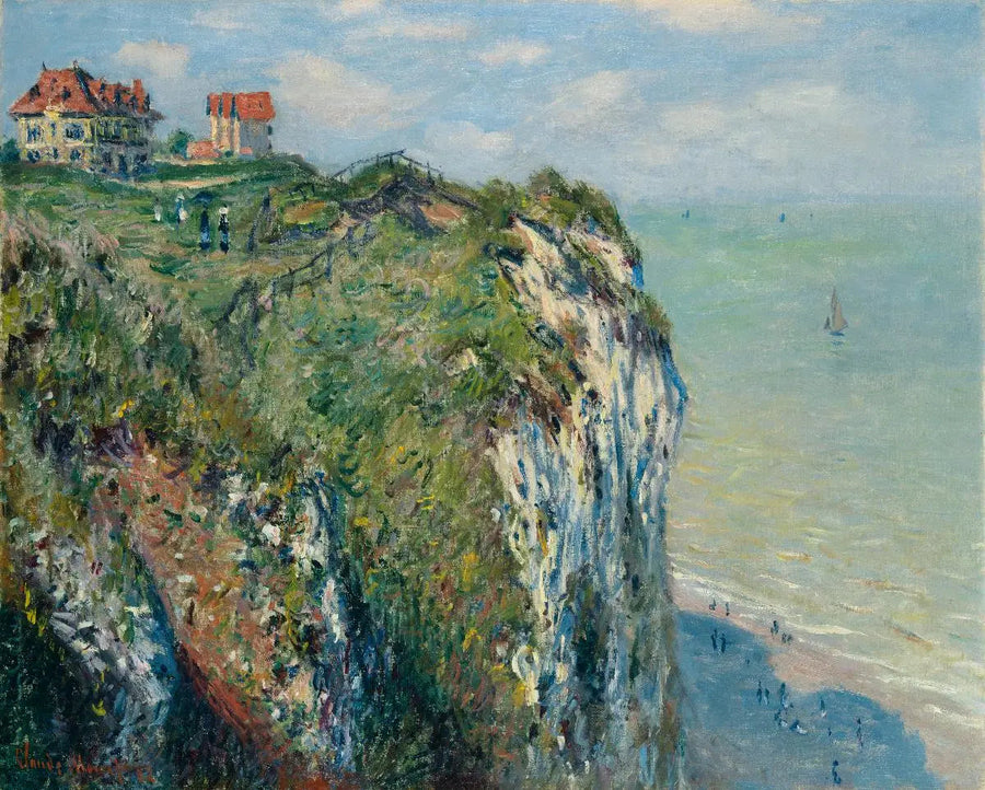 Klippan i Dieppe - Claude Monet