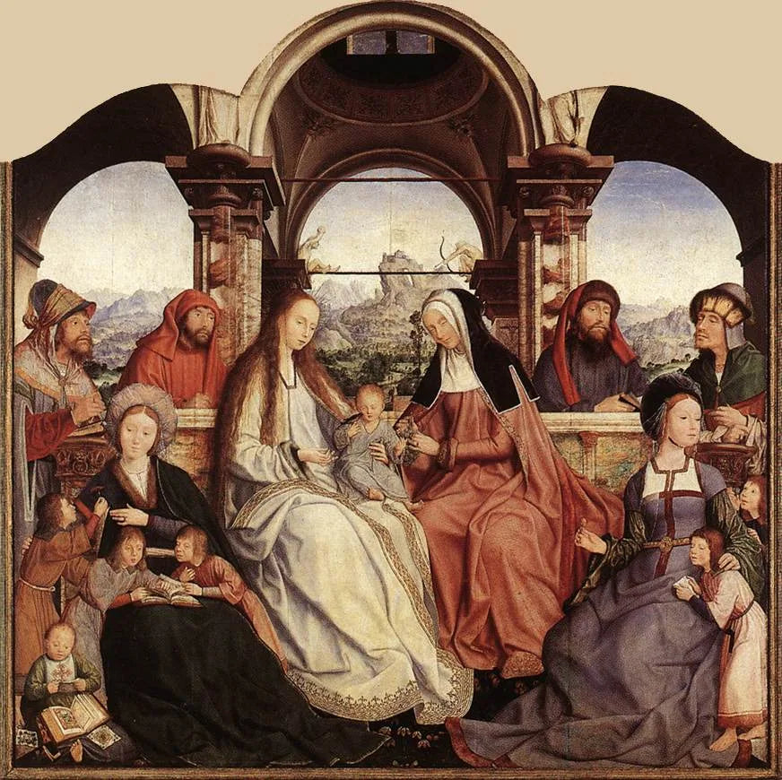 Familjen Sainte Anne - Quentin Metsys