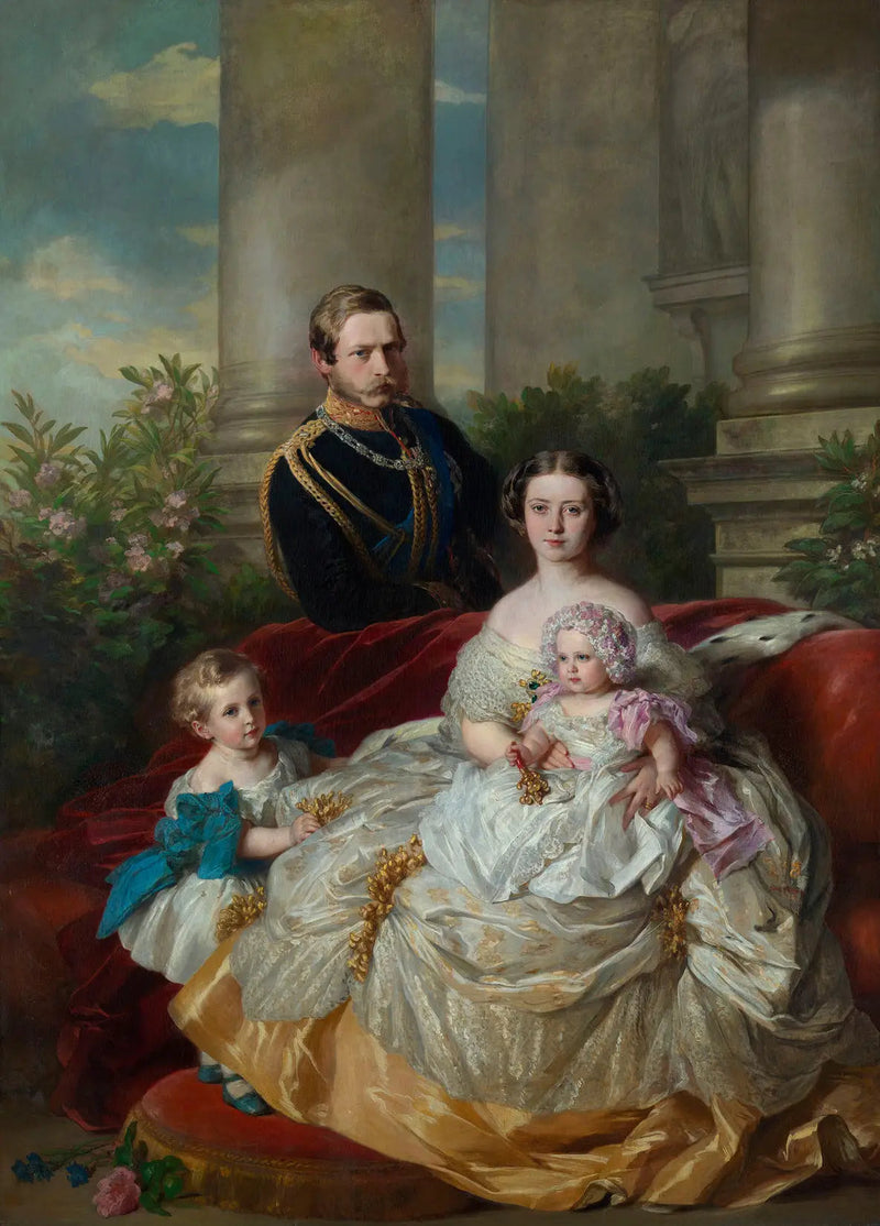 Prinsarvingen och prinsessan Frédéric-Guillaume av Preussen-familjen - Franz Xaver Winterhalter