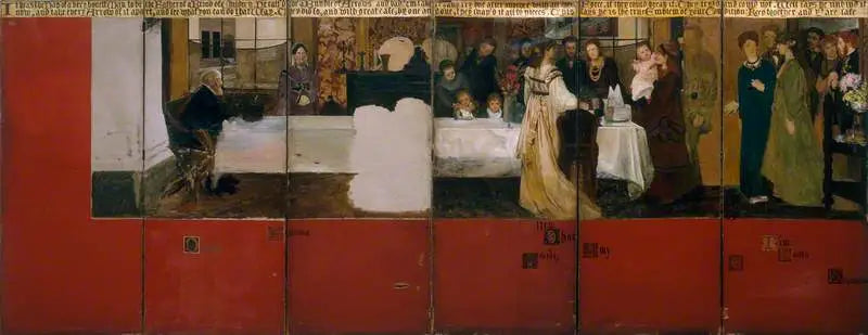 Epps-familjen (skärm) - Lawrence Alma-Tadema
