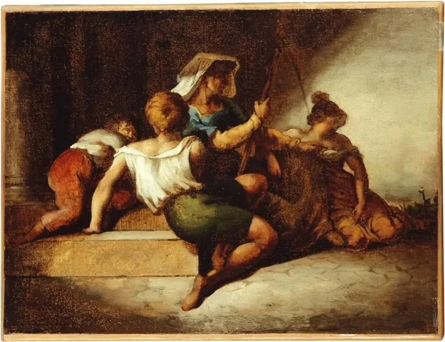 Den italienska familjen - Théodore Géricault