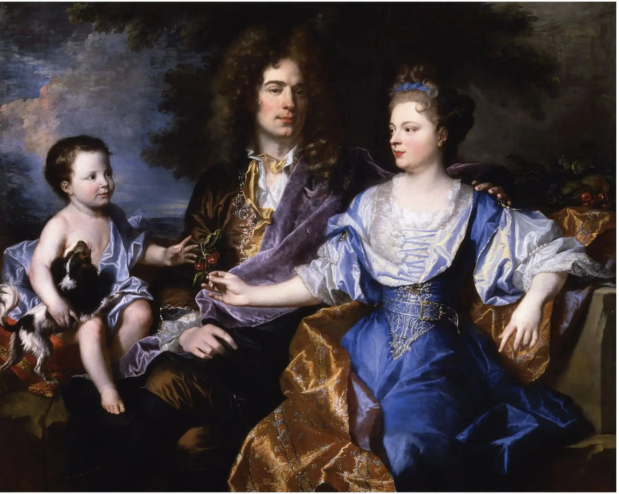 Familjen Léonard - Hyacinthe Rigaud