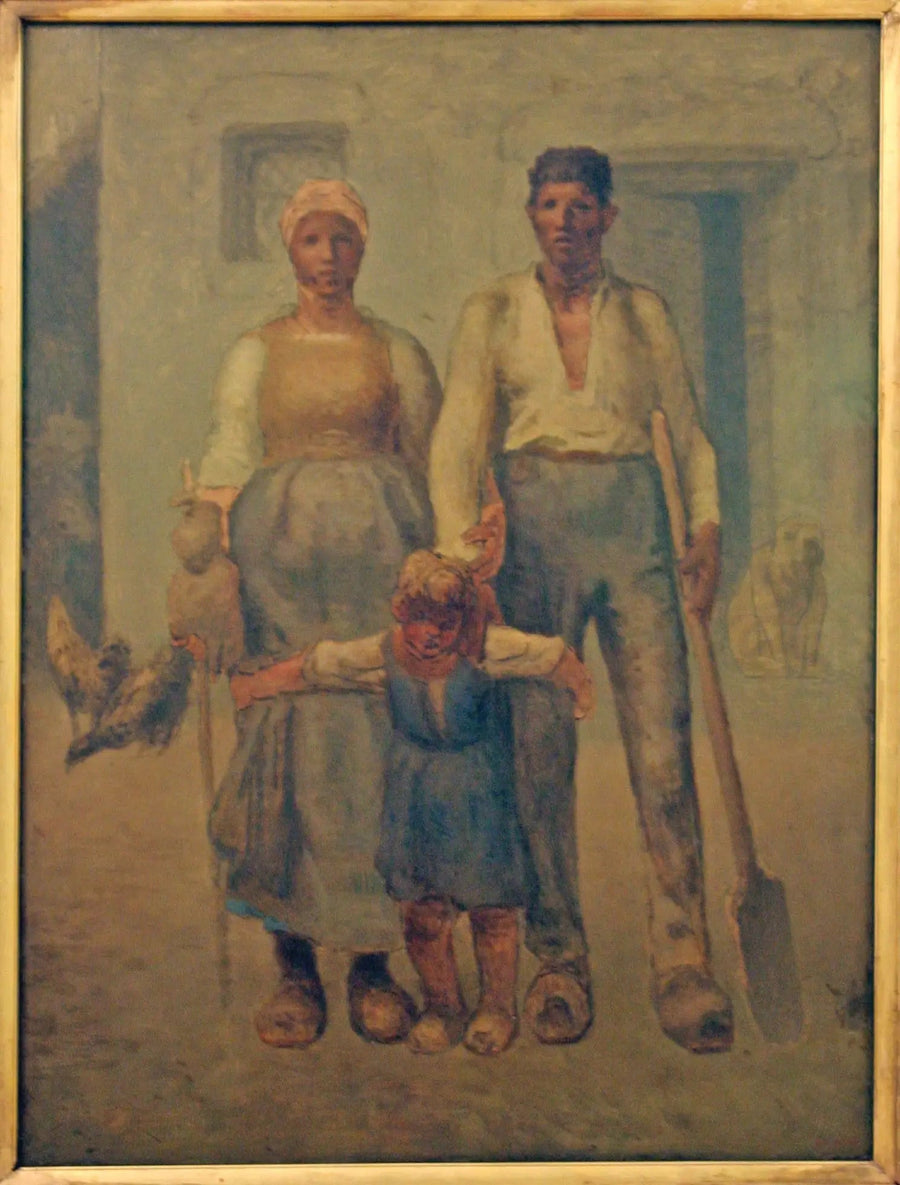 Den lantliga familjen - Jean-François Millet