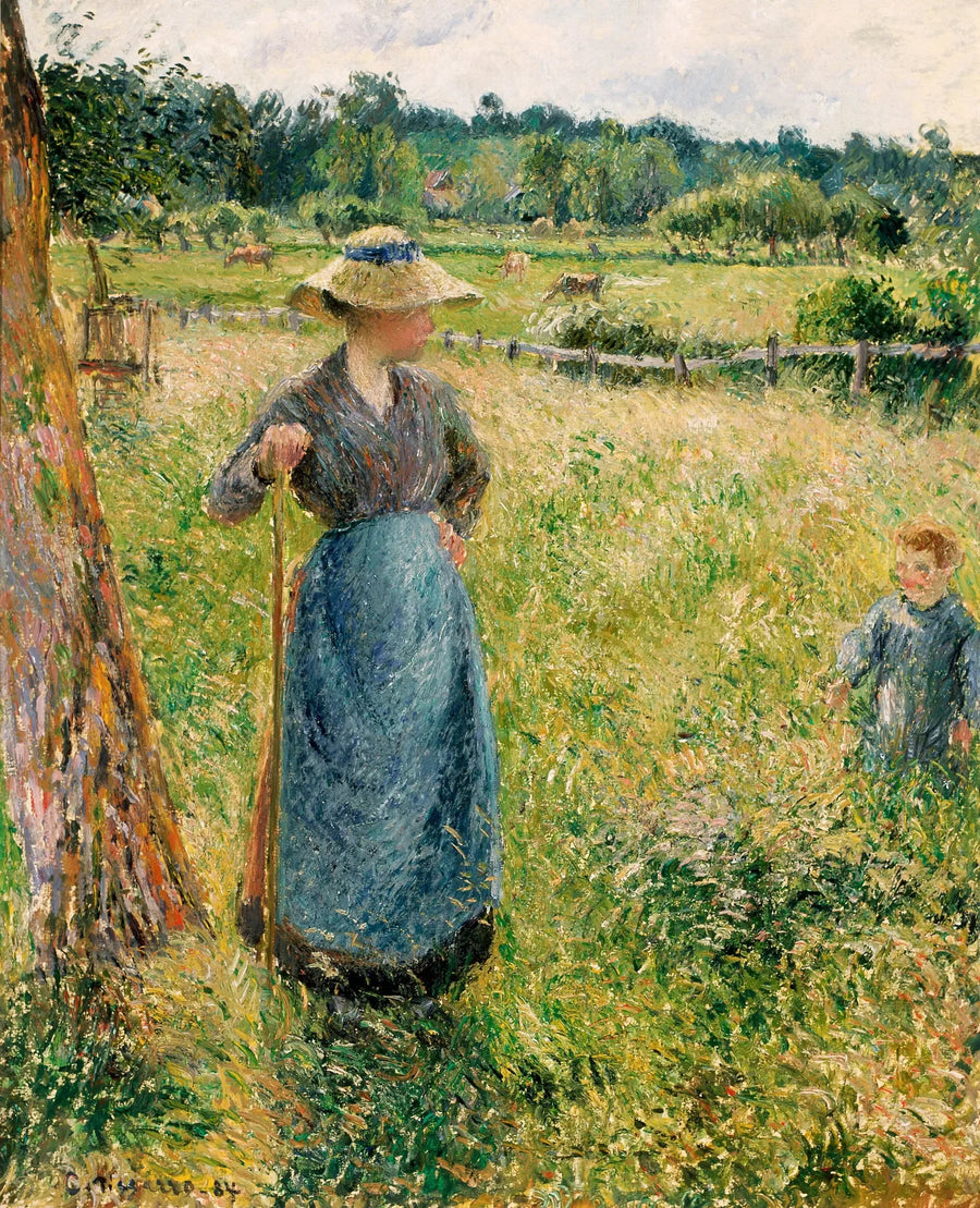 Slåtterskan - Camille Pissarro