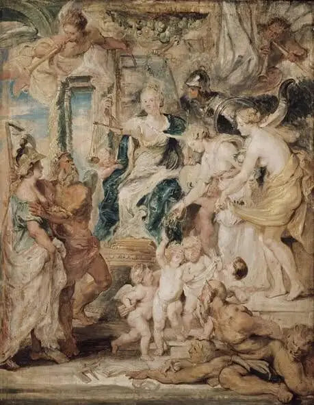 Lyckan under regentskapet - Peter Paul Rubens