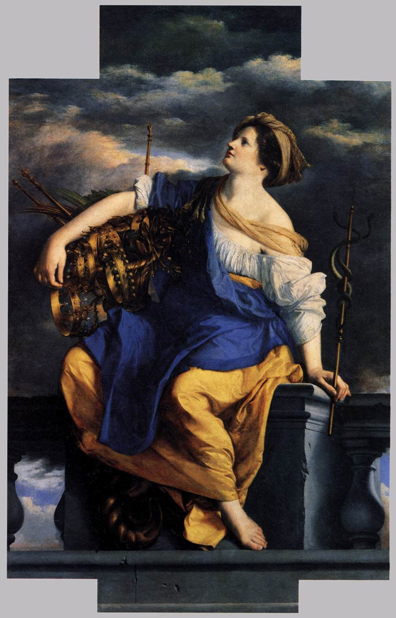 Den triumferande allmänna lyckan över farorna - Orazio Gentileschi