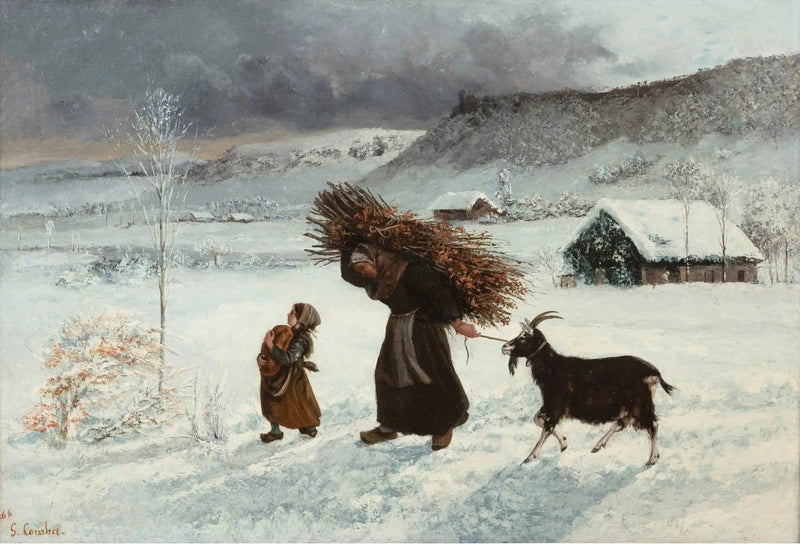 Kvinnan med get eller La Fagotière - Gustave Courbet