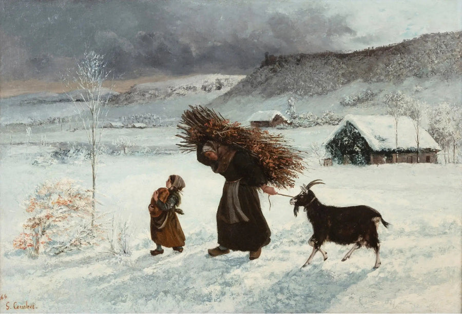 Kvinnan med get eller La Fagotière - Gustave Courbet