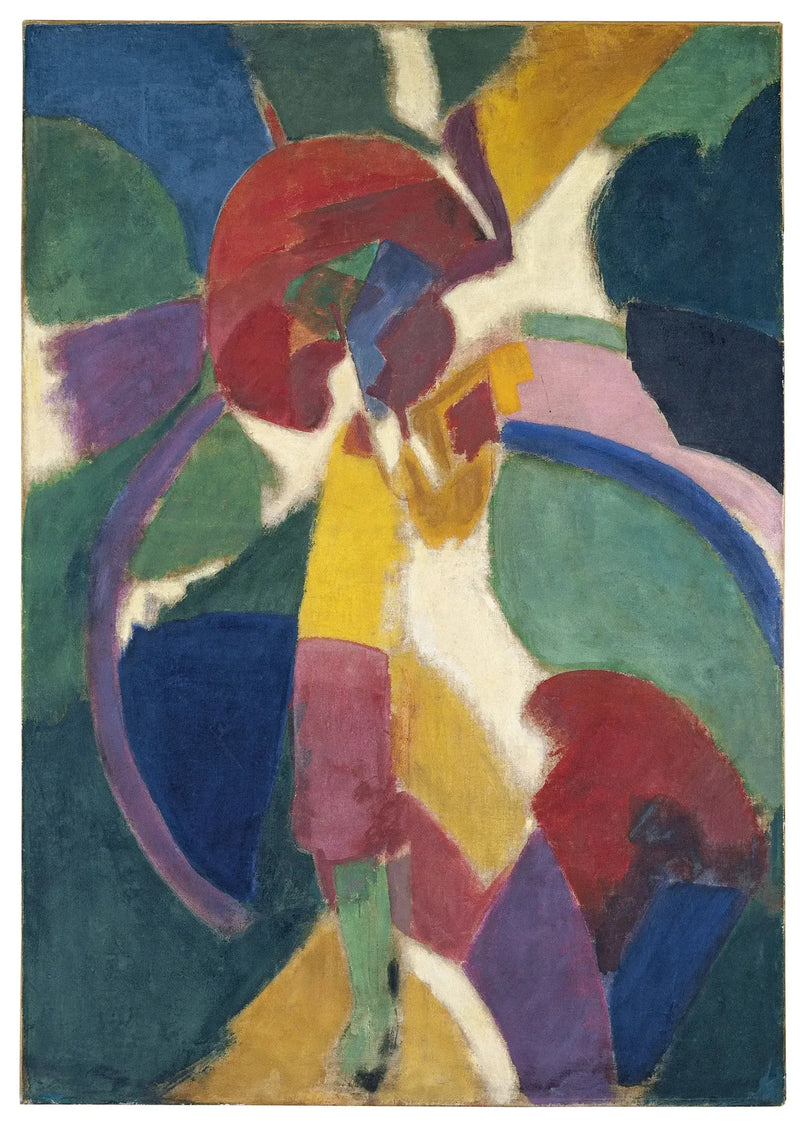 Kvinnan med parasoll - Robert Delaunay