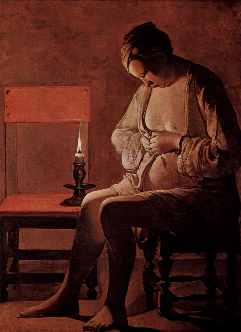 Kvinnan med fläcken - Georges de La Tour
