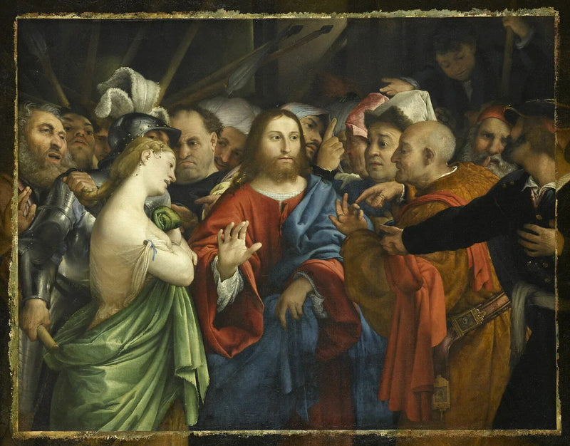 Den otrogna kvinnan - Lorenzo Lotto