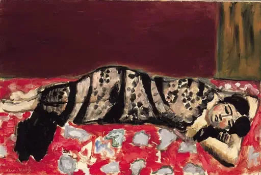 Kvinnan på soffan - Henri Matisse