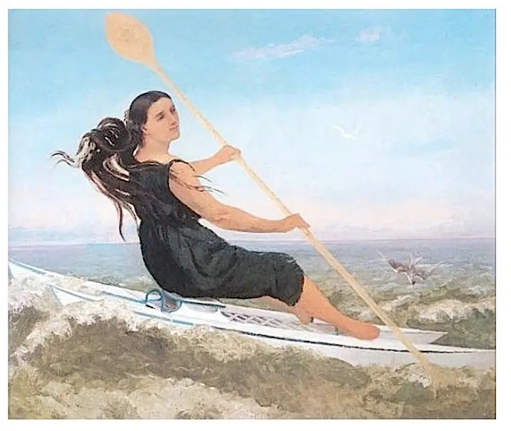Kvinnan med podoskop - Gustave Courbet