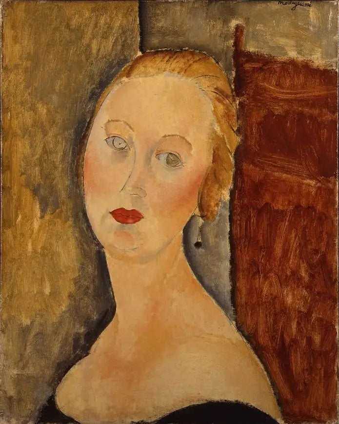 Den blonda kvinnan - Amedeo Modigliani