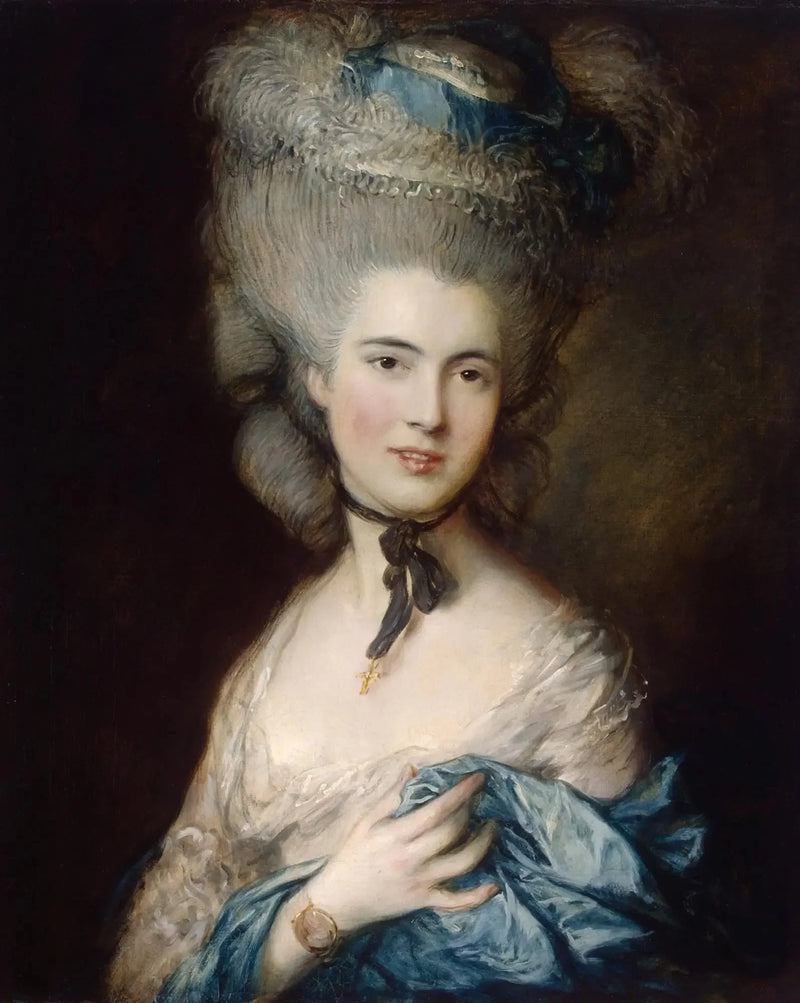 Kvinnan i blått - Thomas Gainsborough