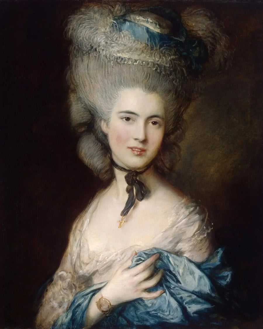 Kvinnan i blått - Thomas Gainsborough