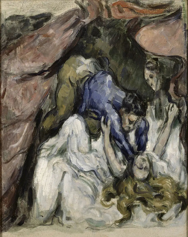 Den strypta kvinnan - Paul Cézanne