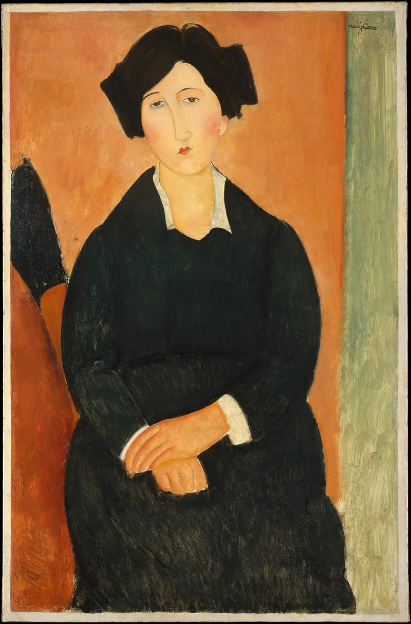 Den italienska kvinnan - Amedeo Modigliani