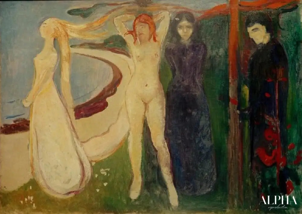 La femme (Sphinx) - Edvard Munch - Reproductions de tableaux et peintures haut de gamme