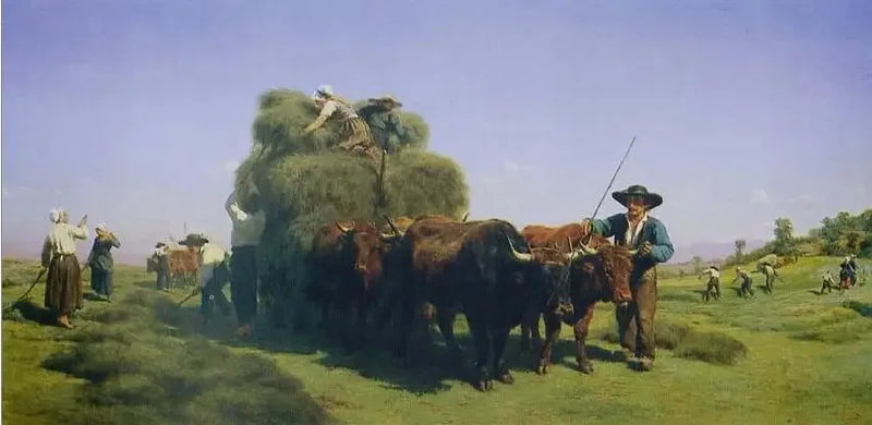 Höskörd i Auvergne - Rosa Bonheur
