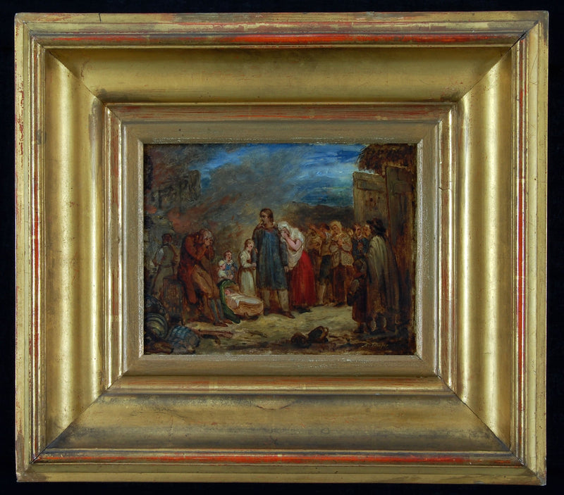 Brända gården - Ary Scheffer