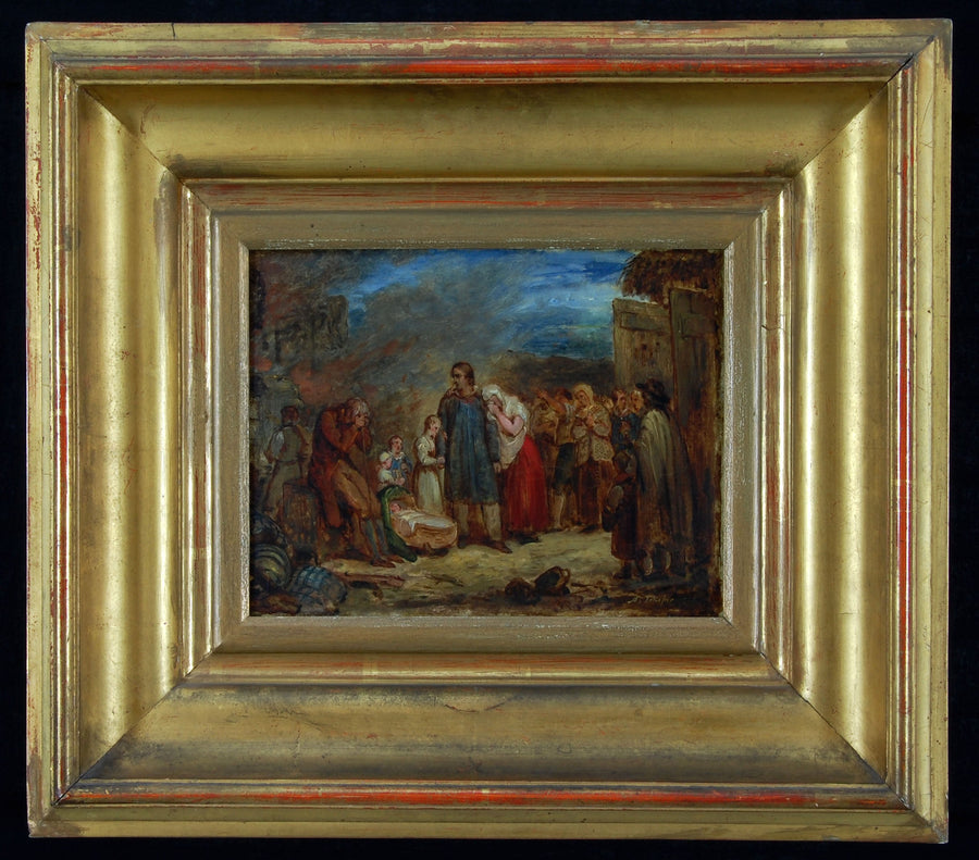 Brända gården - Ary Scheffer