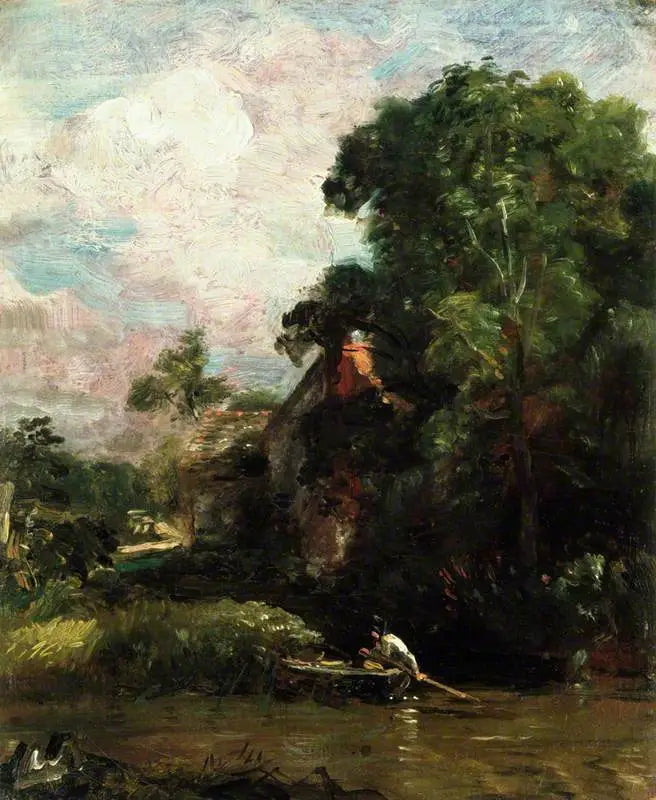 La Ferme de la Vallée (skiss) - John Constable