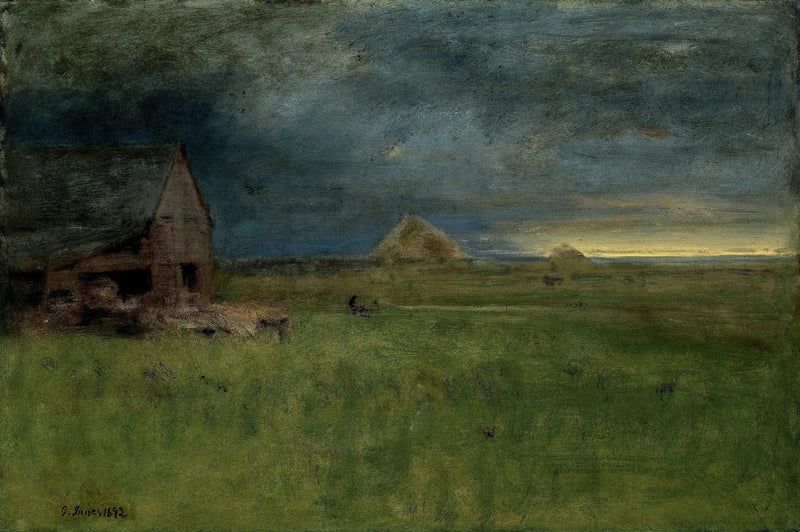 Den ensamma gården, Nantucket - George Inness