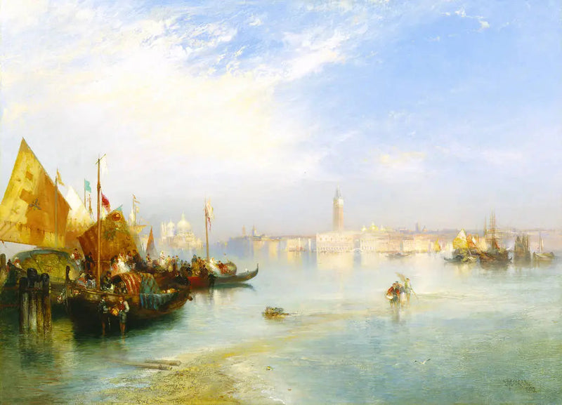 Fiskarens bröllopsfest - Thomas Moran