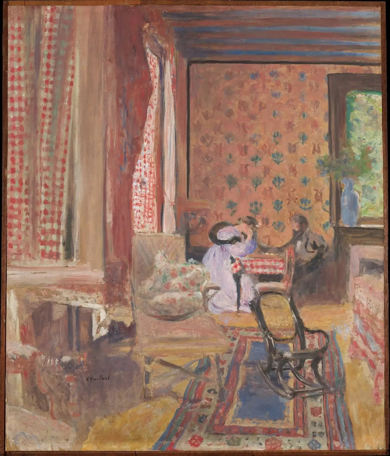 Damerna-festen - Édouard Vuillard