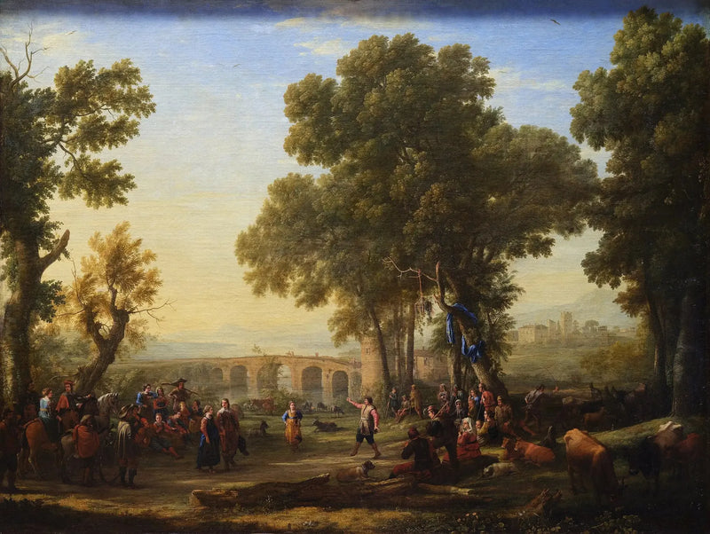 Den byfester - Claude Lorrain