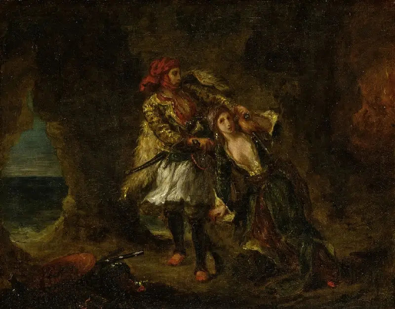 Abydos bruden - Eugène Delacroix