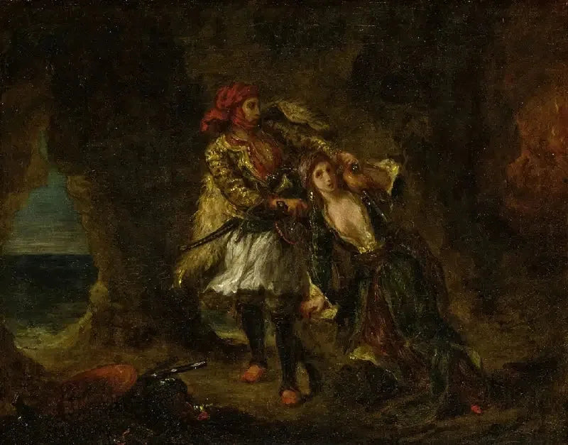 Abydos bruden - Eugène Delacroix