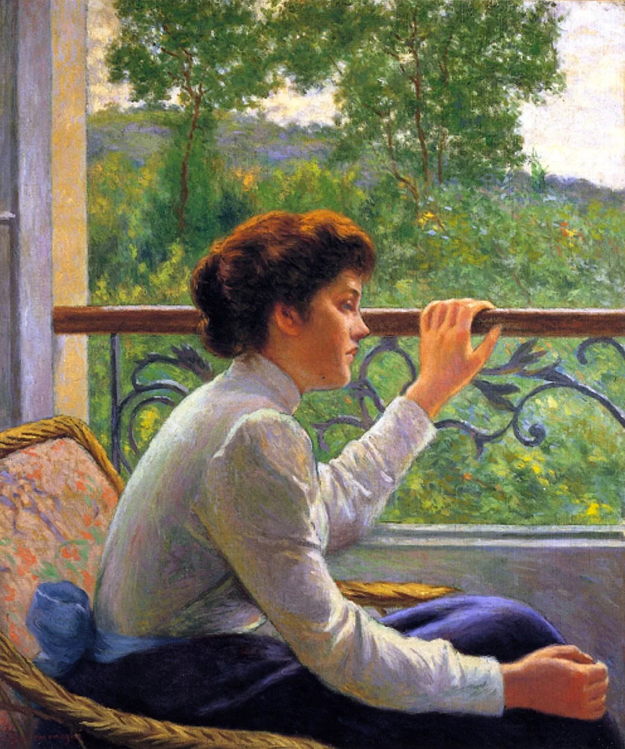 Flickan vid fönstret - Federico Zandomeneghi