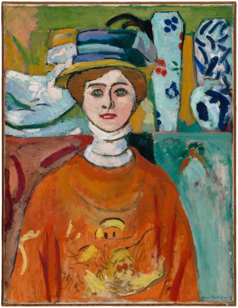 Flickan med de gröna ögonen - Henri Matisse
