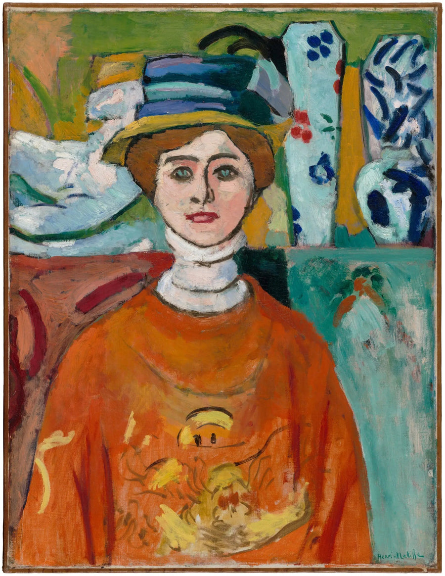 Flickan med de gröna ögonen - Henri Matisse