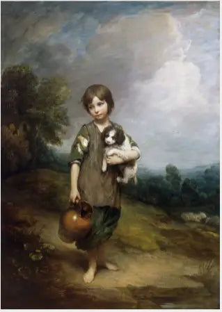 Flickan i stugan - Thomas Gainsborough