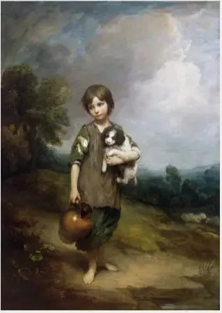 Flickan i stugan - Thomas Gainsborough