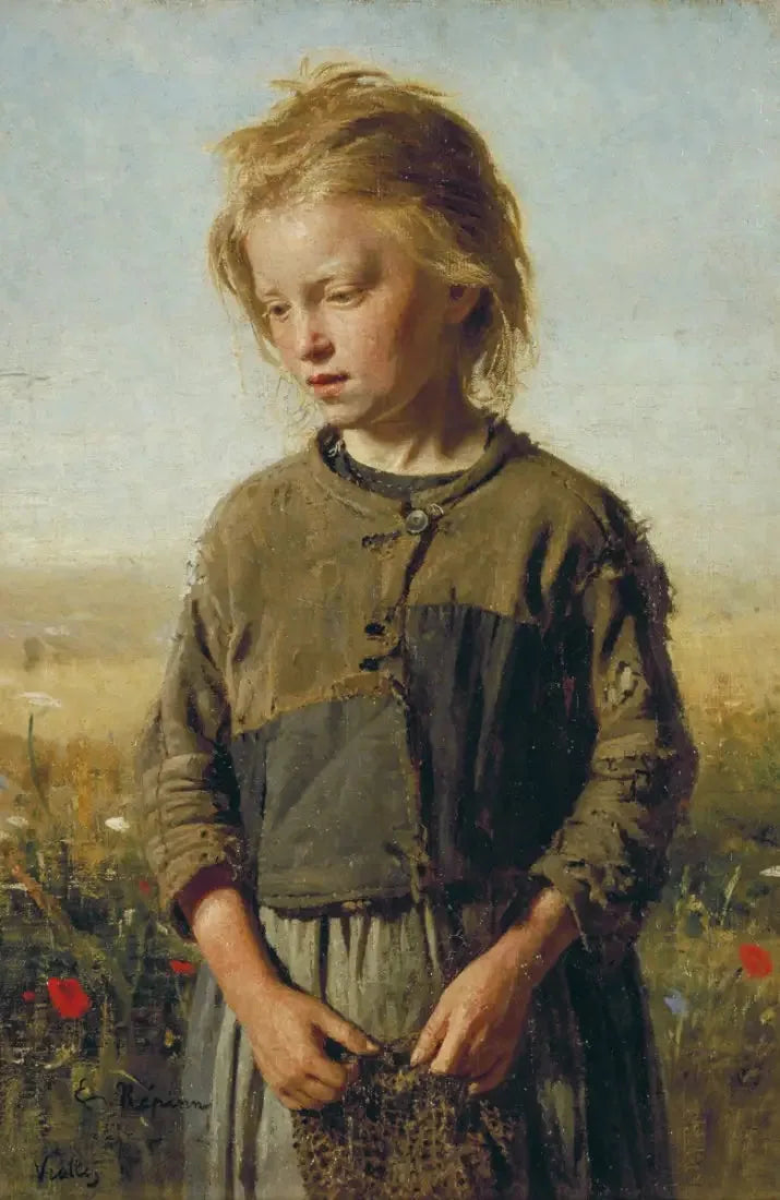 Flickan vid fiskaren - Ilya Repin