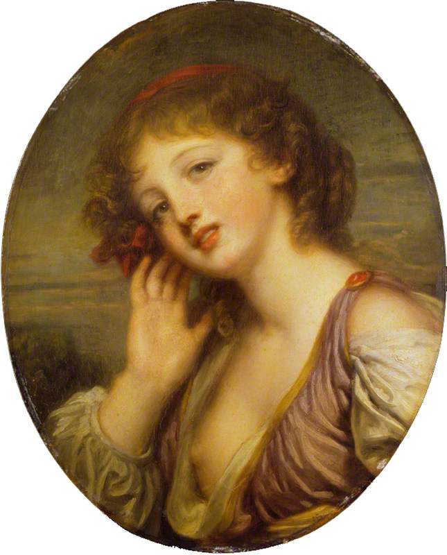 Flickan som lyssnar - Jean-Baptiste Greuze