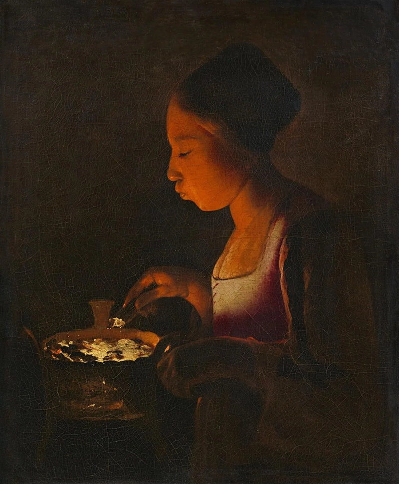 Flickan med bröstvårtan - Georges de La Tour