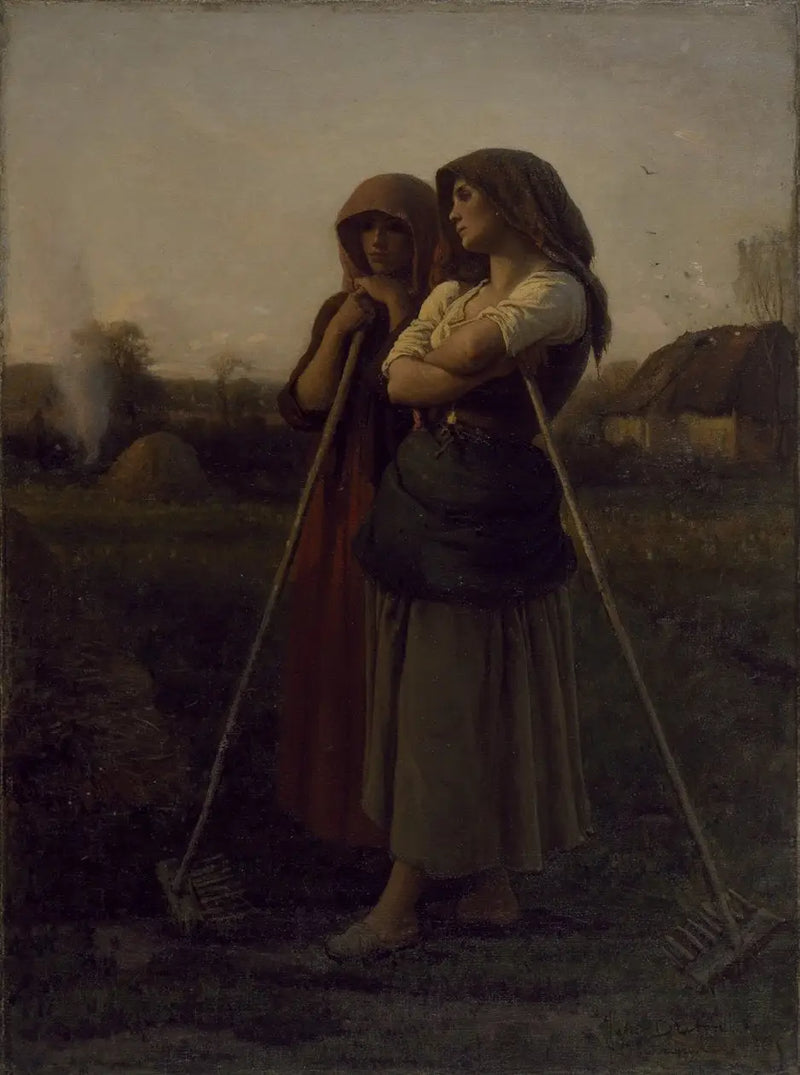 Slutet av dagen - Jules Breton