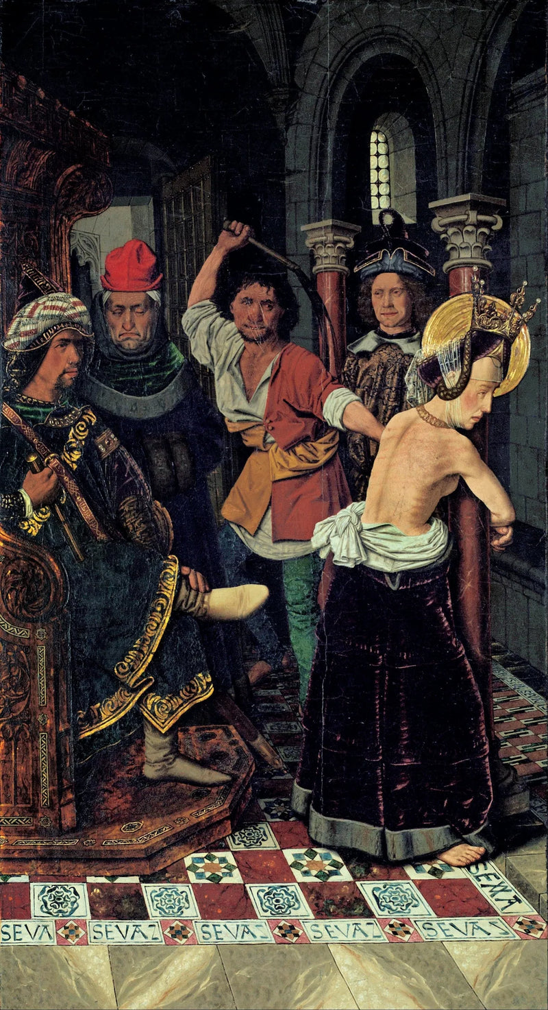 Sankt Engracias flagellation - Bartolomé Bermejo