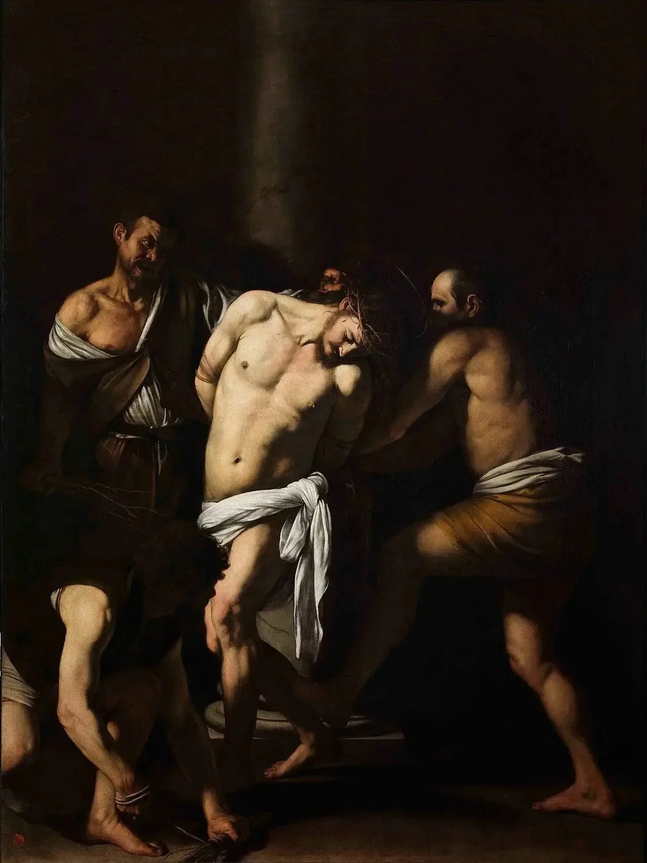 La Flagellation du Christ - Le Caravage image 1 tableau peint à l’huile sur toile