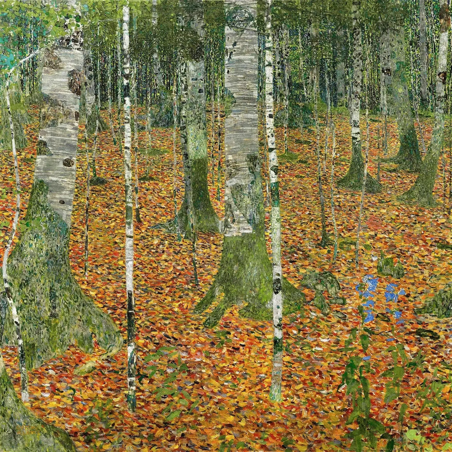 Björkskogen - Gustav Klimt
