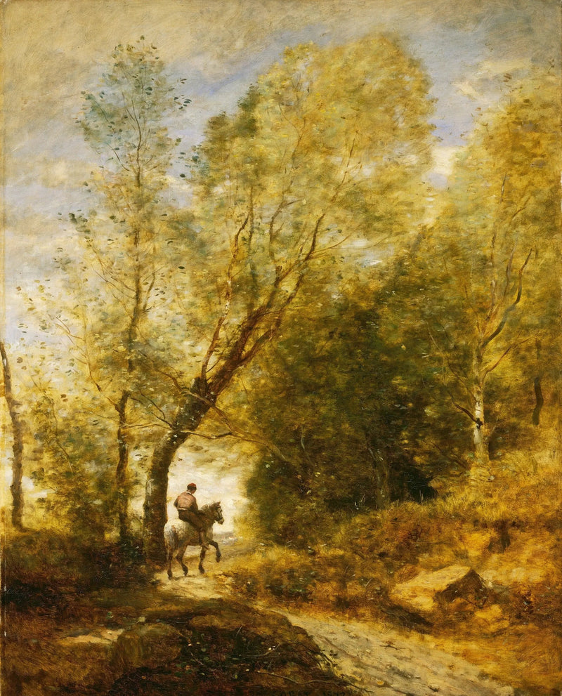 Skogen i Coubron - Jean-Baptiste Camille Corot