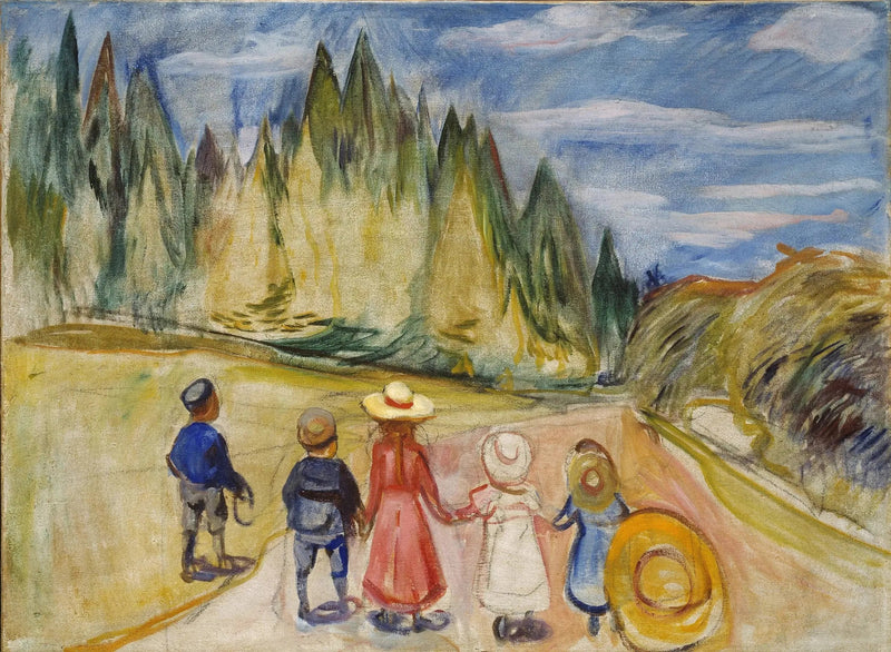Den förtrollade skogen - Edvard Munch